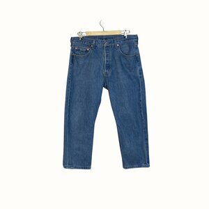 Levis Vintage 501XX Original Fit Button-Fly Jeans W36 L30 Medium Wash Blue